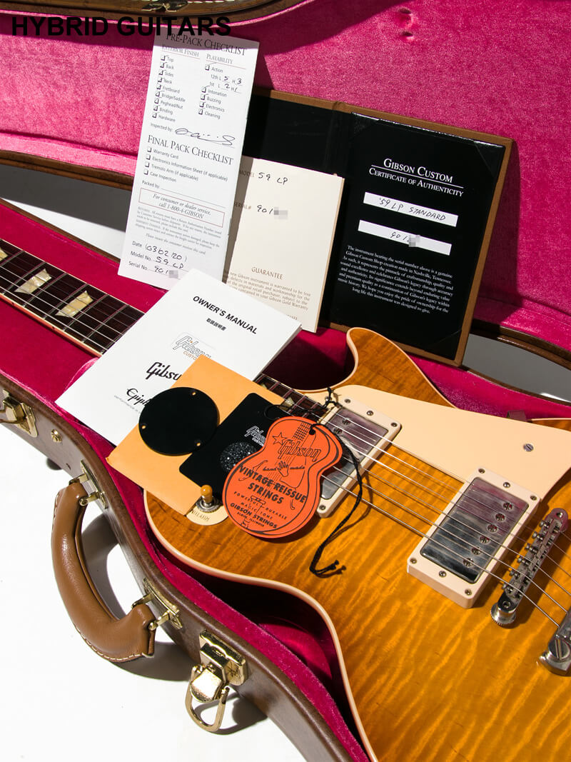 Gibson Custom Shop Historic Collection 1959 Les Paul Standard Reissue VOS Honey Burst 15