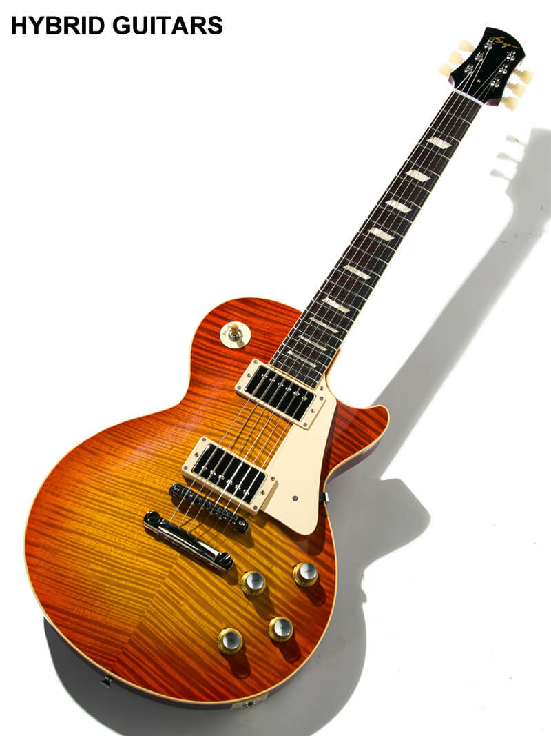 Bizen Works Custom Order Grain Brazilian Rosewood(BZF) & 1P Honduras Mahogany Cherry Sunburst 1