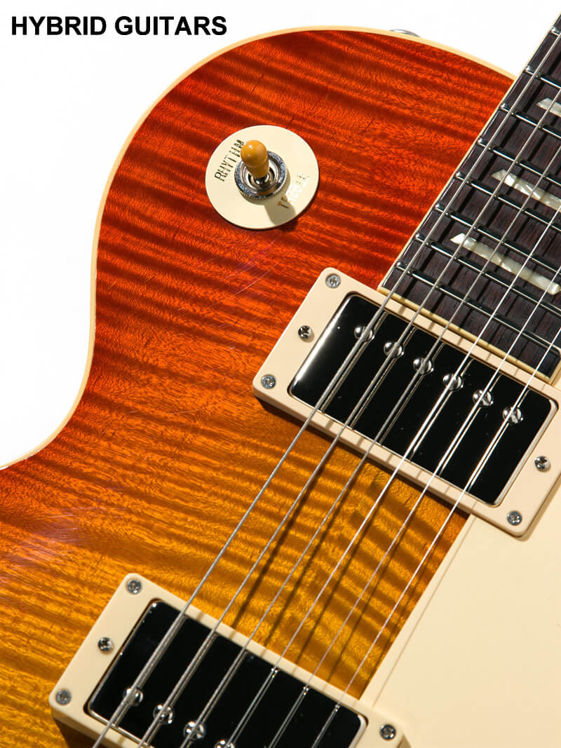 Bizen Works Custom Order Grain Brazilian Rosewood(BZF) & 1P Honduras Mahogany Cherry Sunburst 11