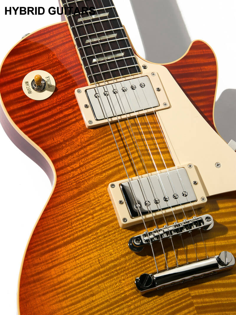 Bizen Works Custom Order Grain Brazilian Rosewood(BZF) & 1P Honduras Mahogany Cherry Sunburst 13