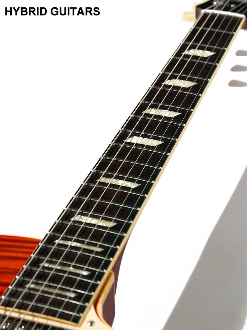 Bizen Works Custom Order Grain Brazilian Rosewood(BZF) & 1P Honduras Mahogany Cherry Sunburst 7