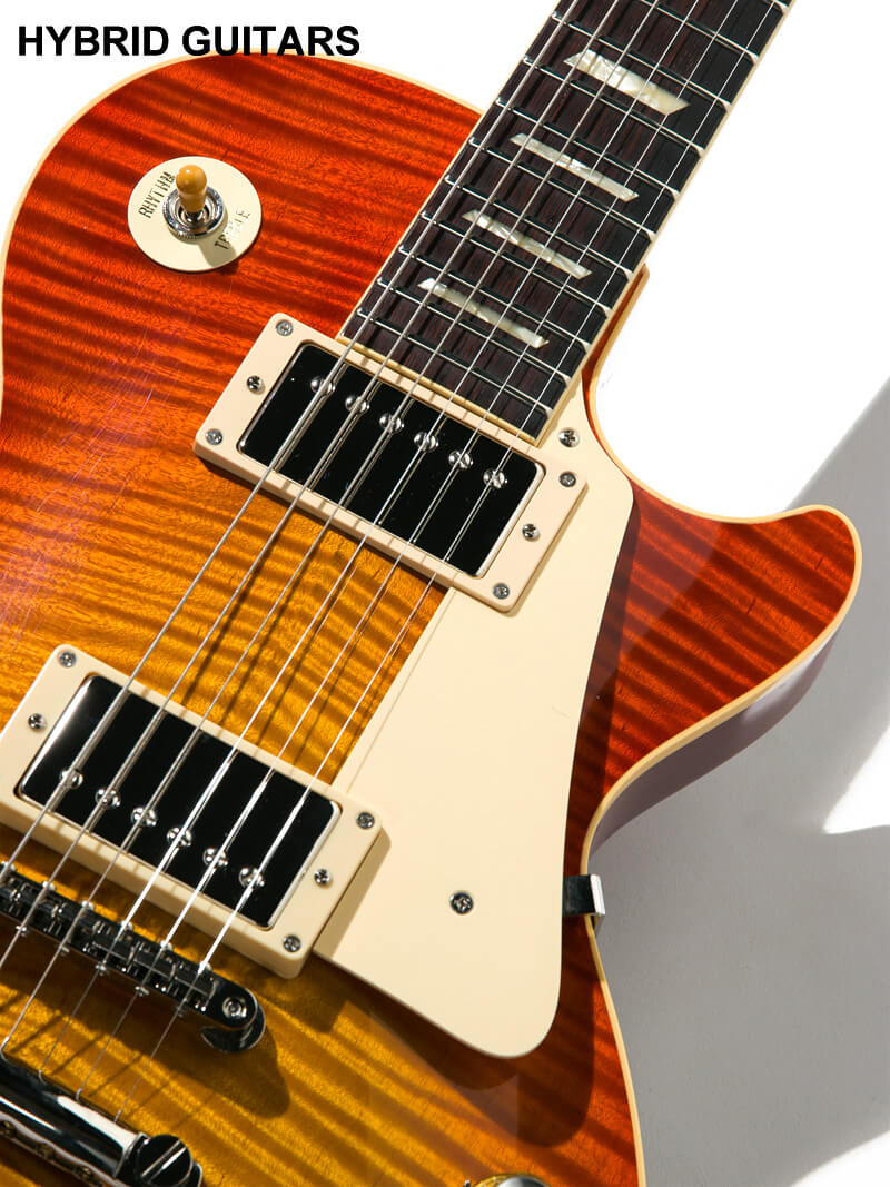 Bizen Works Custom Order Grain Brazilian Rosewood(BZF) & 1P Honduras Mahogany Cherry Sunburst 9