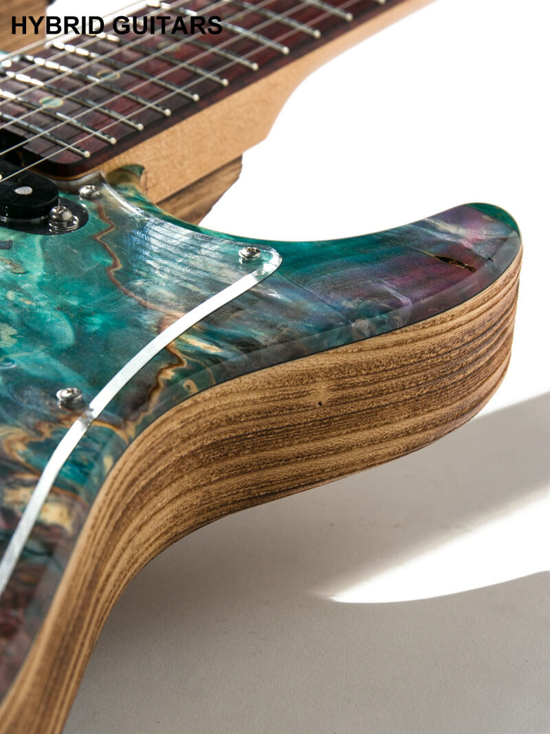 ESP Custom Order Snapper Rexwood Buckeye Burl & Driftwood Burner with James Tyler P.U. 10