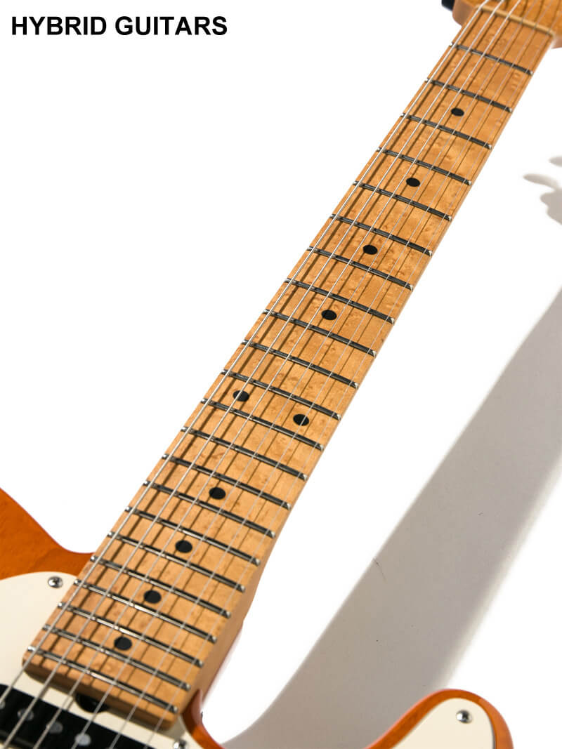 Suhr Custom Classic T SSS 1-Piece Birdseye & Swamp Singed Trans Honey 7