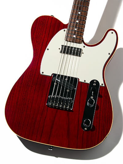 Combat Custom Order Telecaster 1-Piece Ash Trans Red
