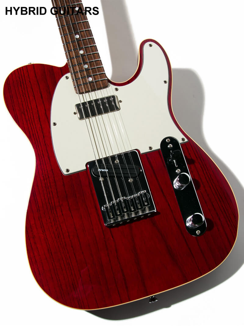 Combat Custom Order Telecaster 1-Piece Ash Trans Red 11