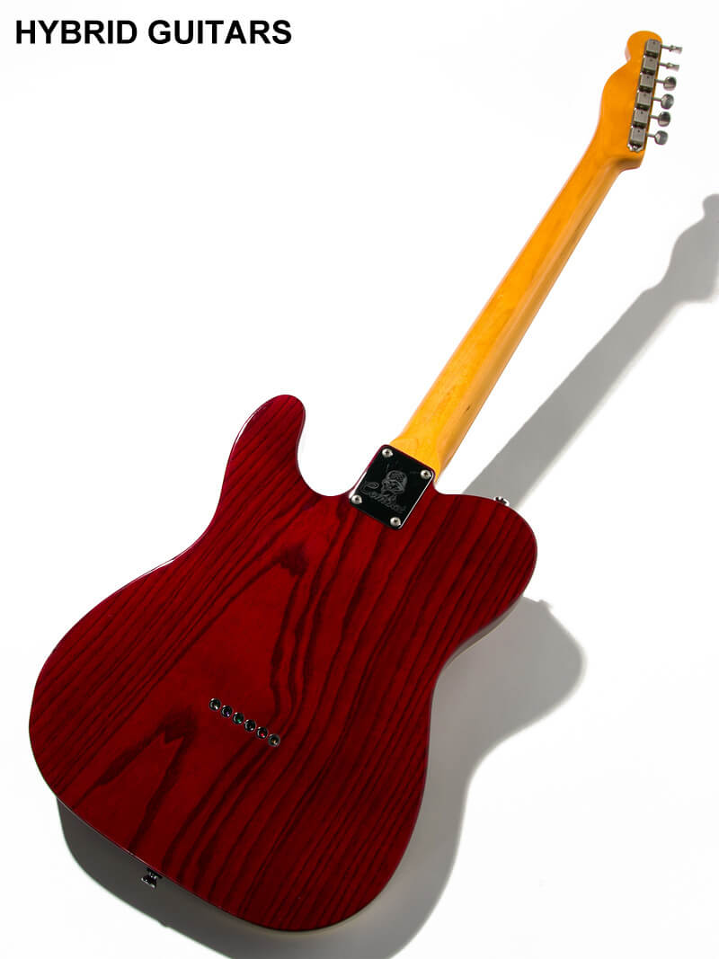 Combat Custom Order Telecaster 1-Piece Ash Trans Red 2
