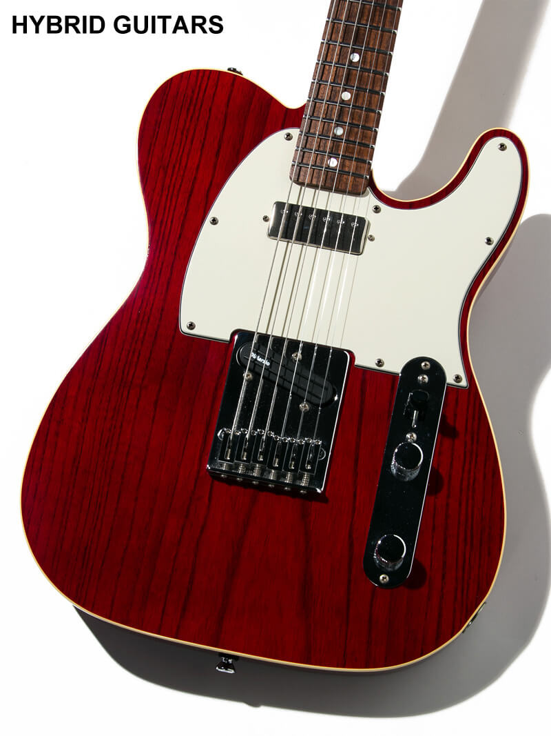 Combat Custom Order Telecaster 1-Piece Ash Trans Red 3