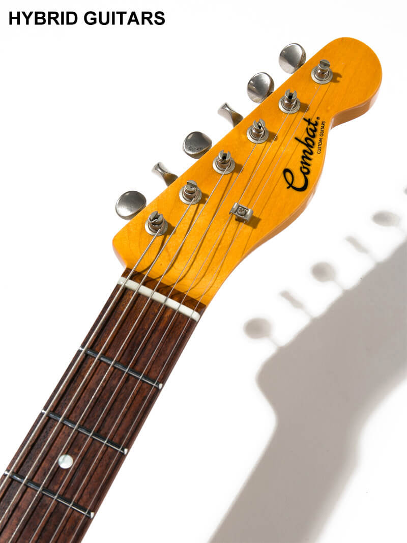 Combat Custom Order Telecaster 1-Piece Ash Trans Red 5