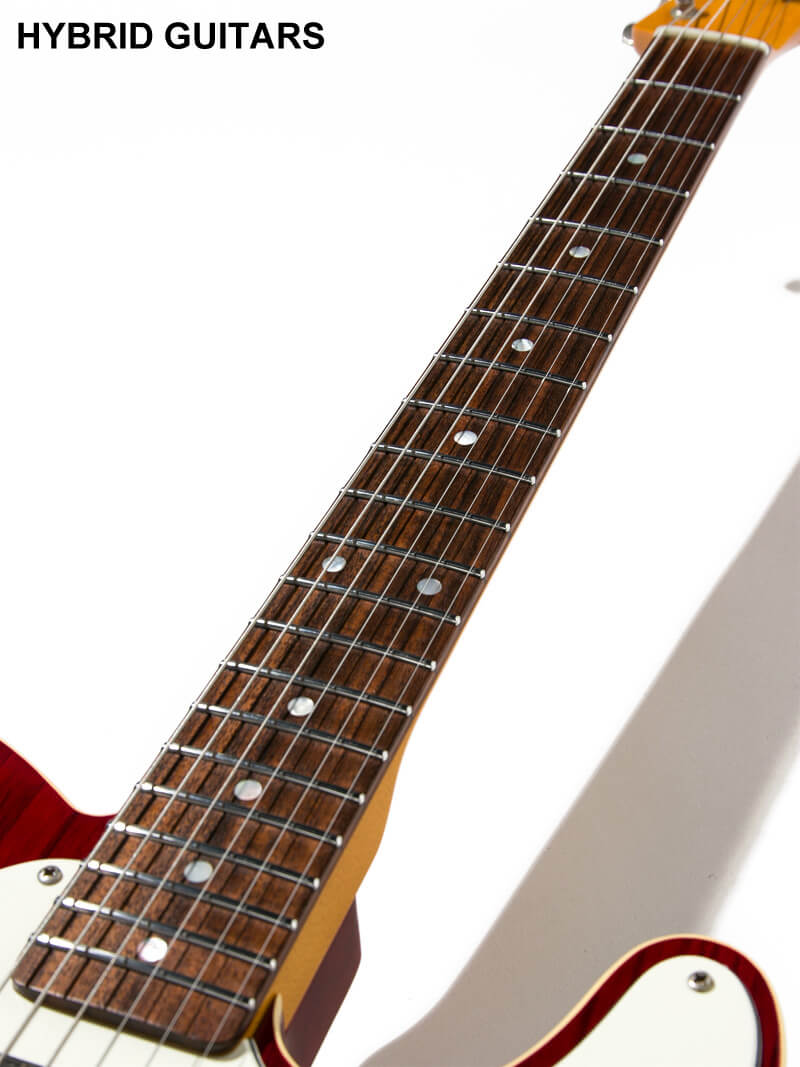 Combat Custom Order Telecaster 1-Piece Ash Trans Red 7