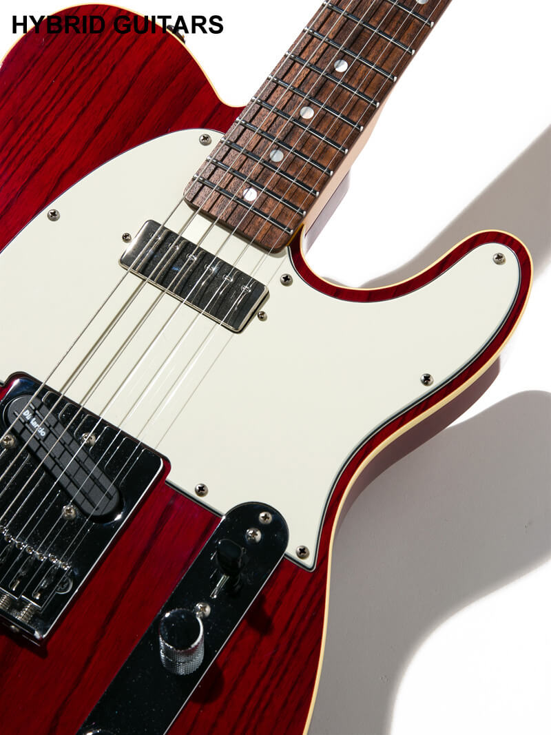 Combat Custom Order Telecaster 1-Piece Ash Trans Red 9