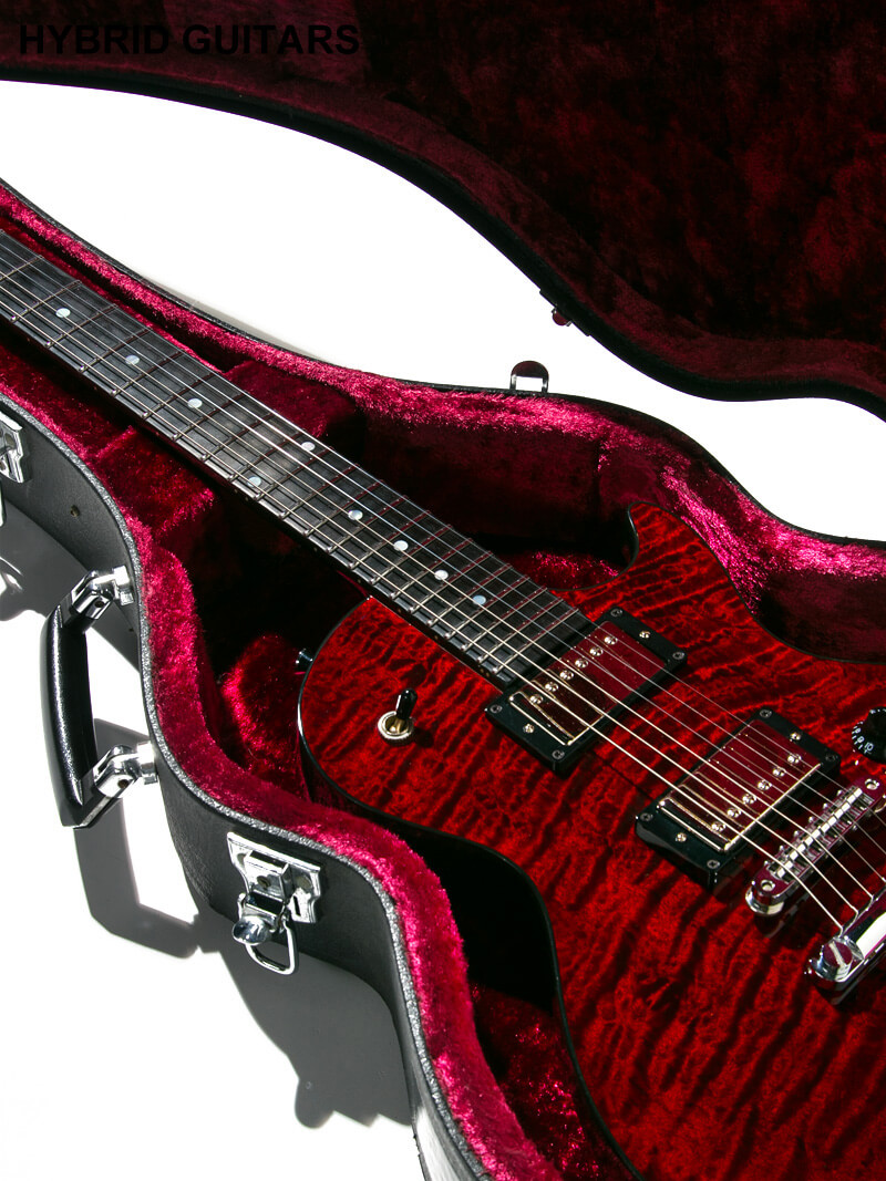 Navigator Les Paul type Figured Wine Red 16