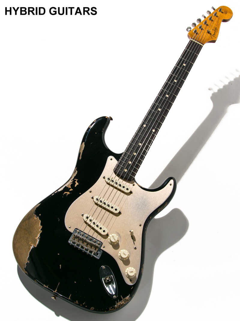 Fender Custom Shop 2017 Limited 1959 Stratocaster Heavy Relic Black 1