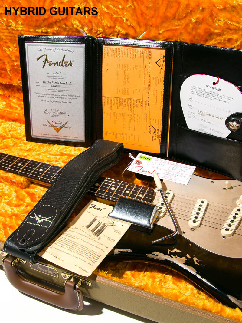 Fender Custom Shop 2017 Limited 1959 Stratocaster Heavy Relic Black 18