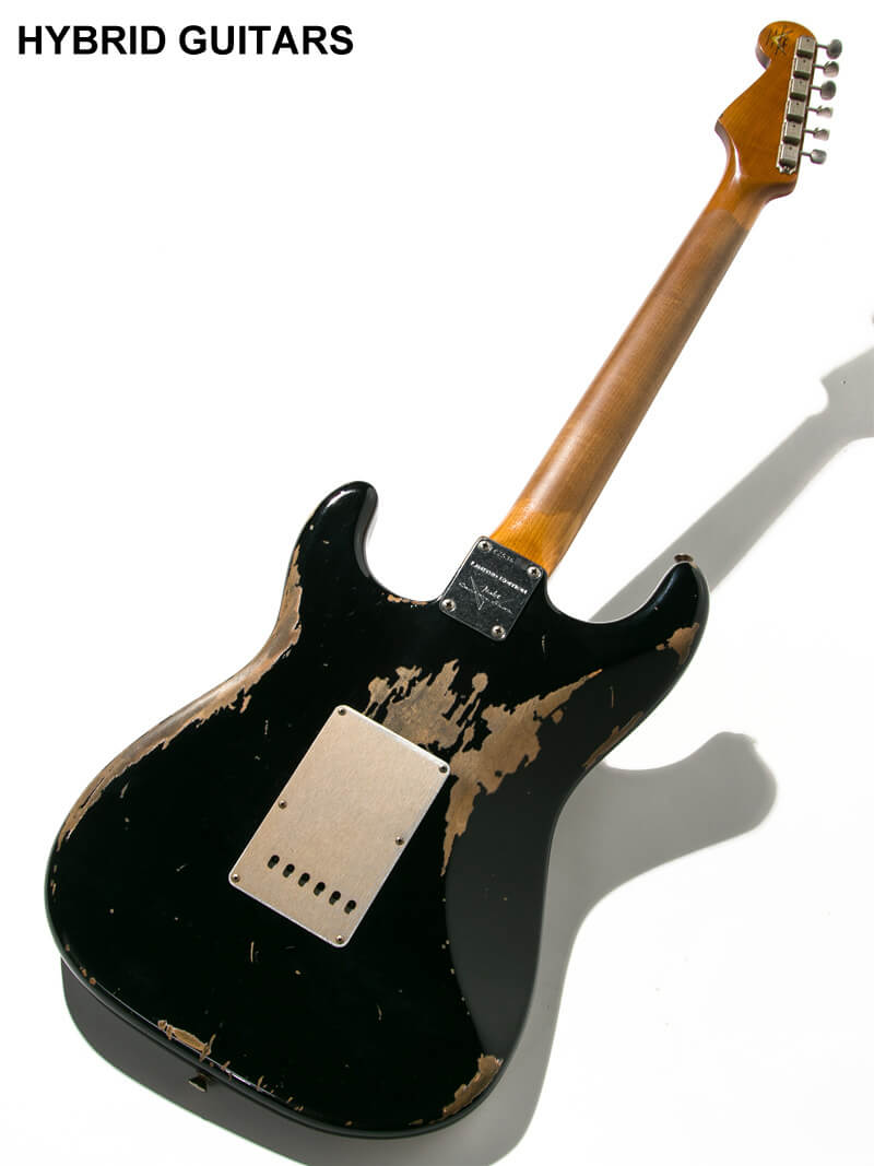 Fender Custom Shop 2017 Limited 1959 Stratocaster Heavy Relic Black 2