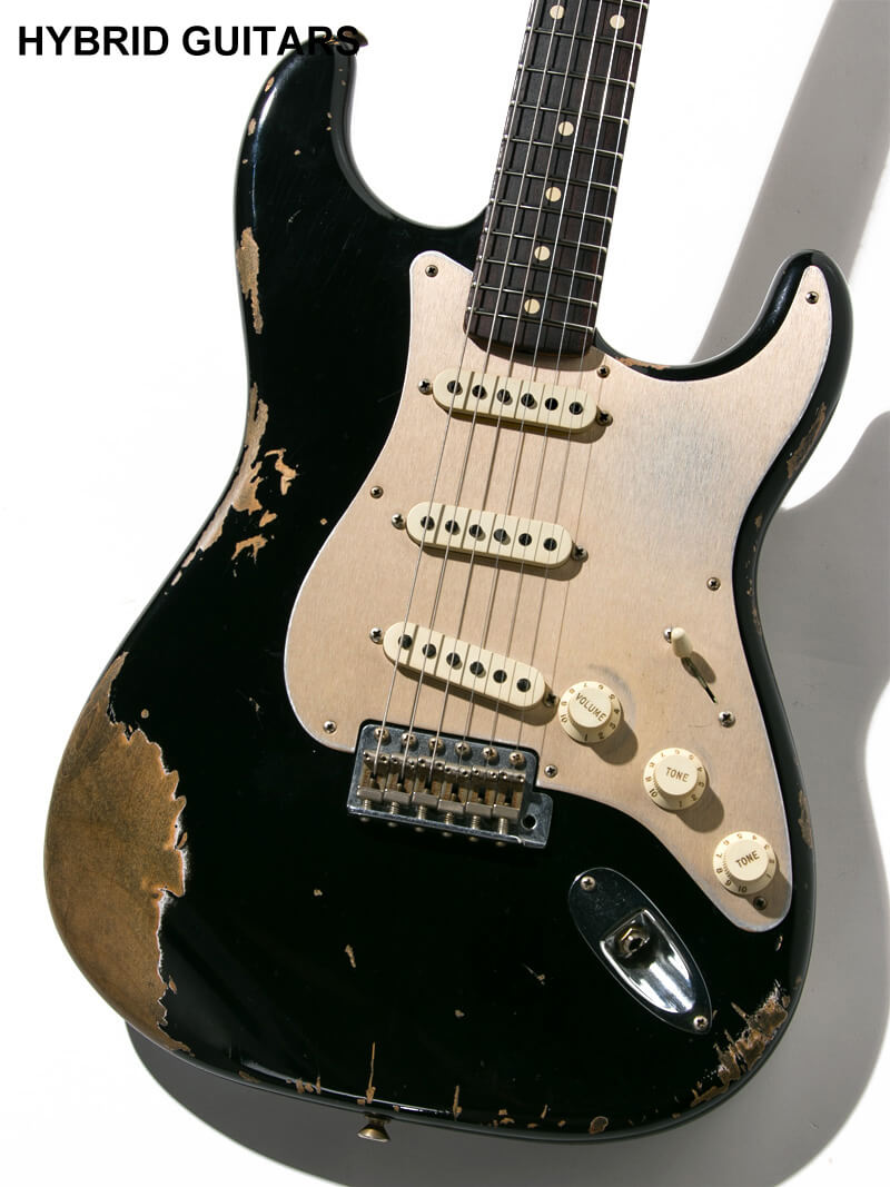 Fender Custom Shop 2017 Limited 1959 Stratocaster Heavy Relic Black 3