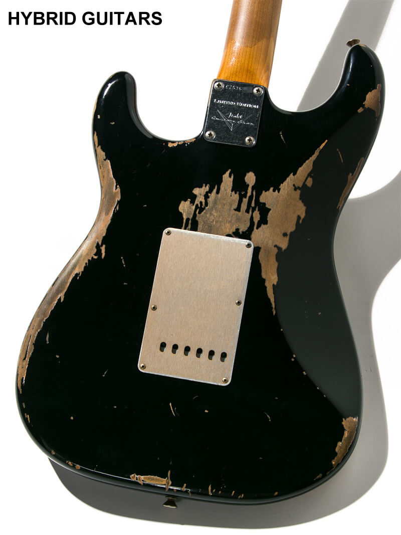 Fender Custom Shop 2017 Limited 1959 Stratocaster Heavy Relic Black 4