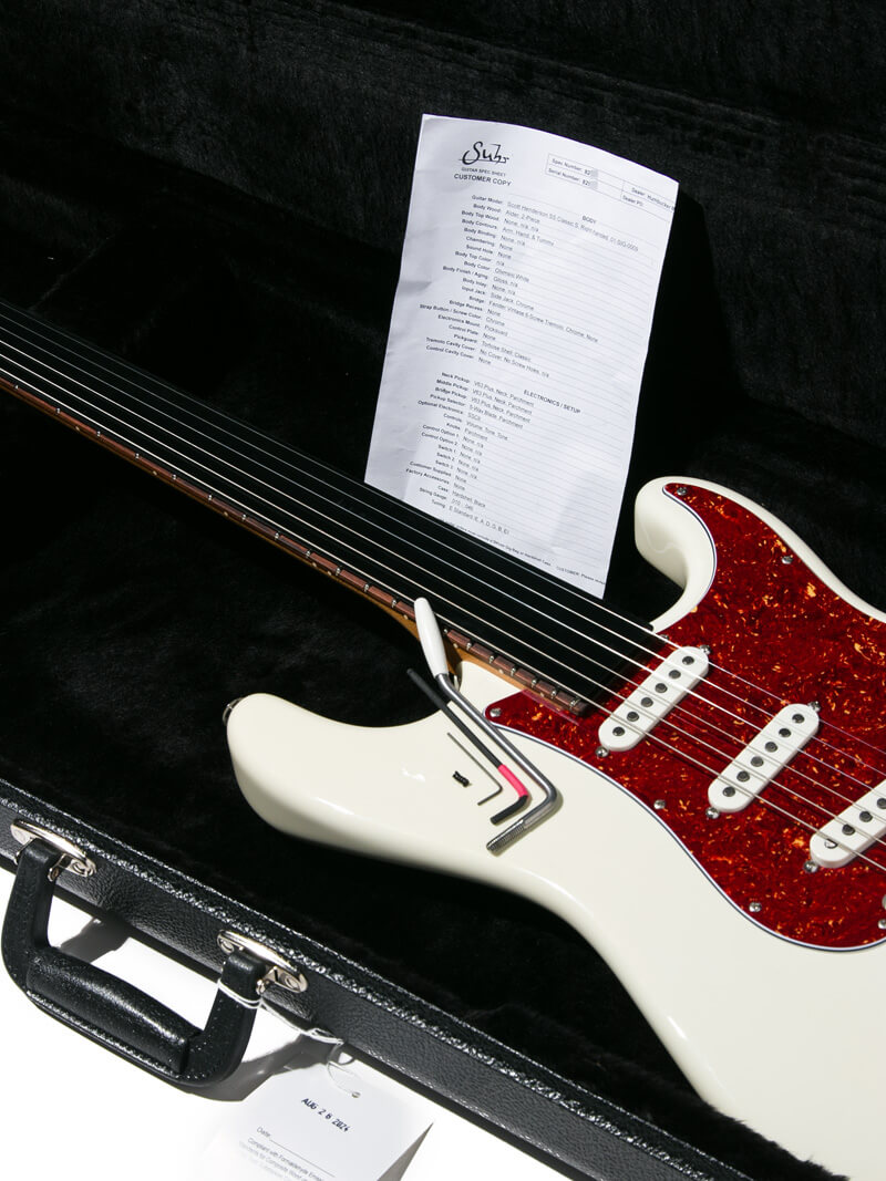 Suhr Scott Henderson Classic S Olympic White 13