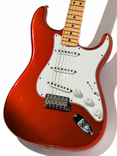 Fender Custom Shop 1969 Stratocaster Journeyman Relic Hand Wound P.U. Candy Apple Red(CAR)
