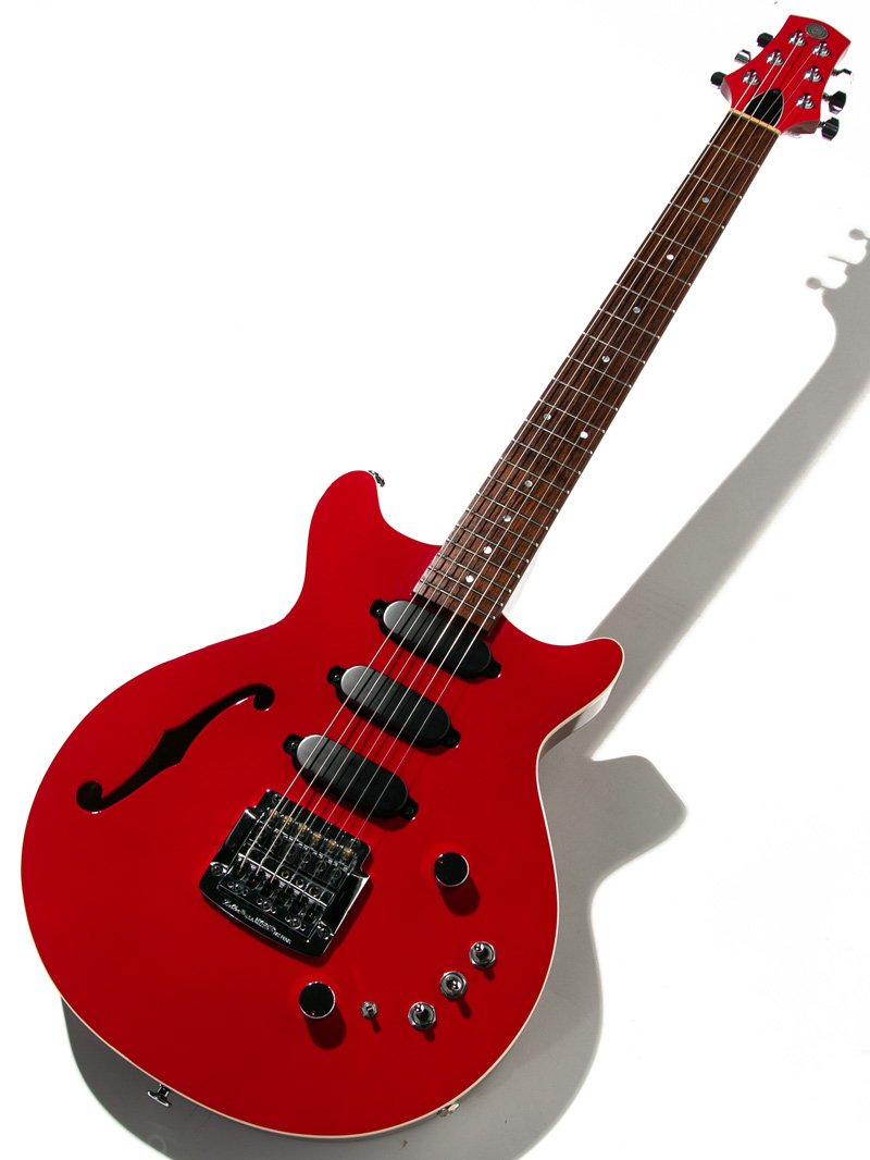 Kz Guitar Works Kz One Standard Semi-Hollow Kahler Red 1