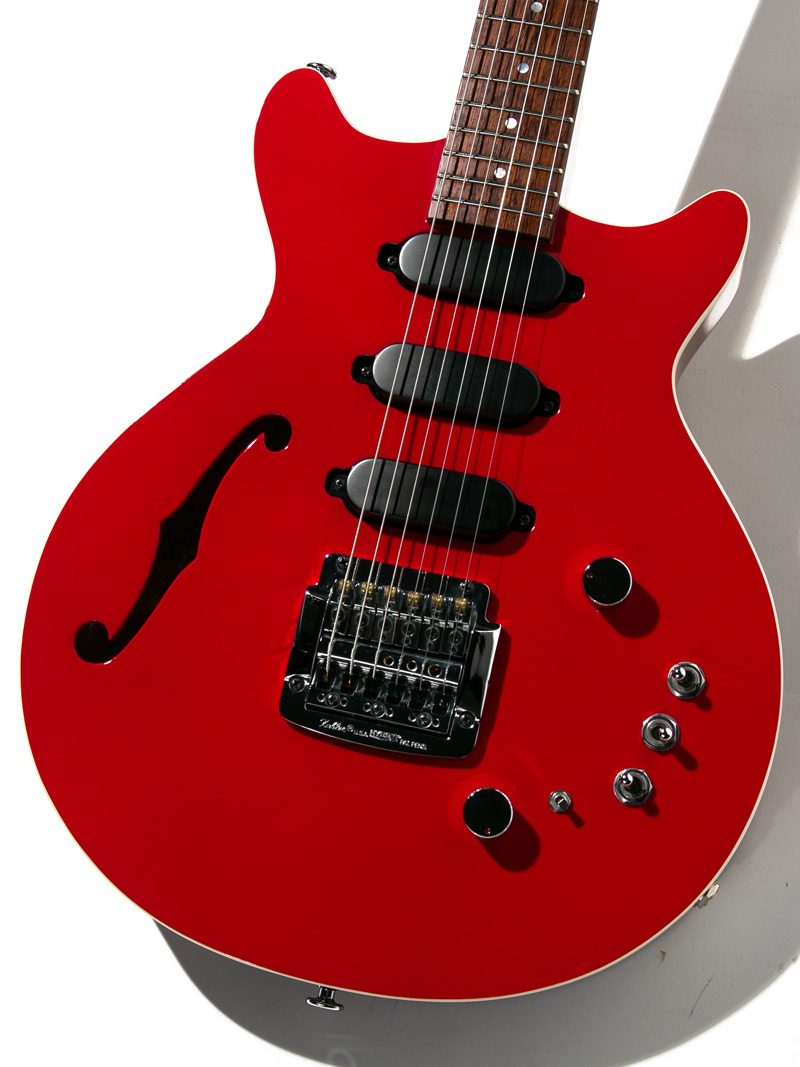 Kz Guitar Works Kz One Standard Semi-Hollow Kahler Red 3