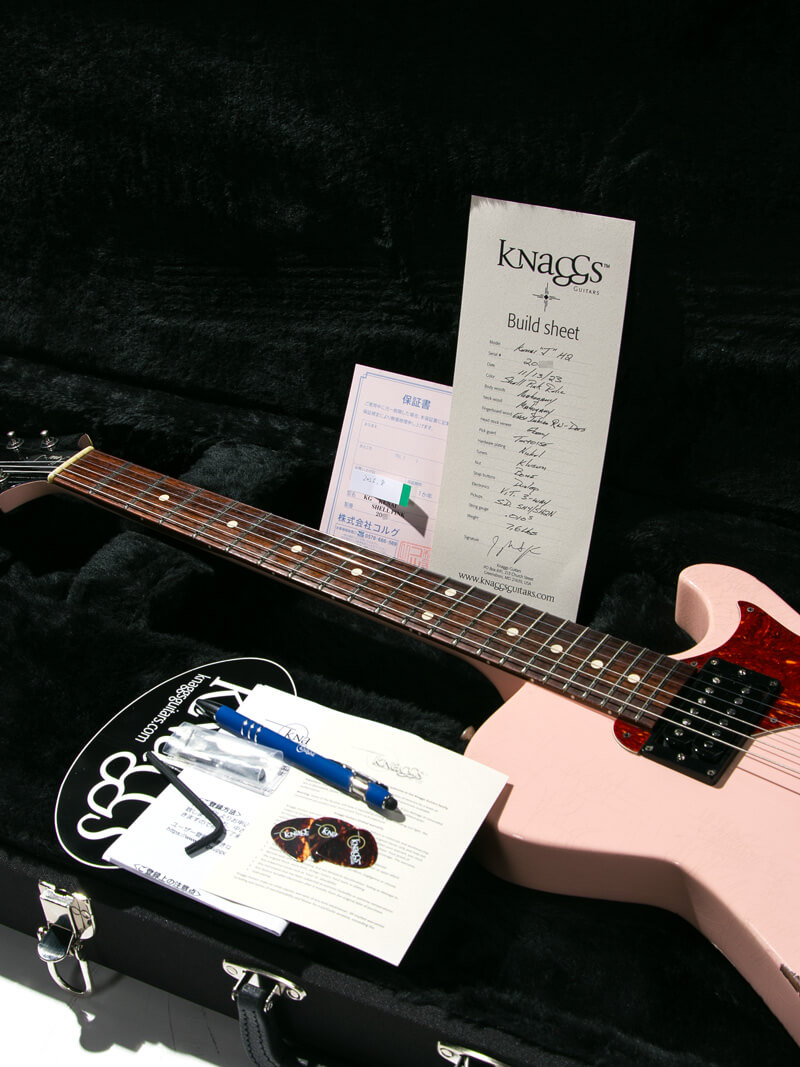 Knaggs Guitars Kenai H2 Shell Pink Relic 16