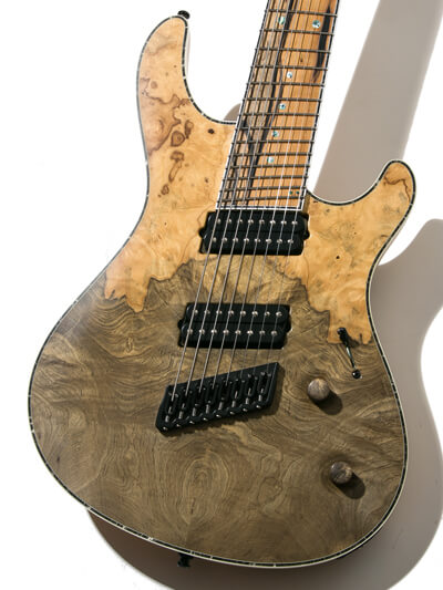 Mayones Regius VF 8 Buckeye Burl Natural