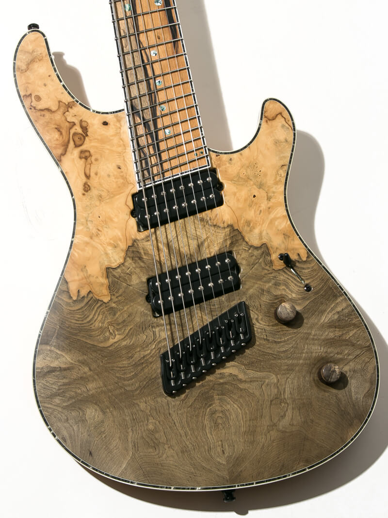 Mayones Regius VF 8 Buckeye Burl Natural 写真13