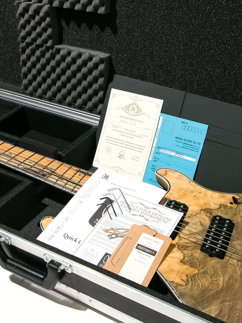 Mayones Regius VF 8 Buckeye Burl Natural 写真18