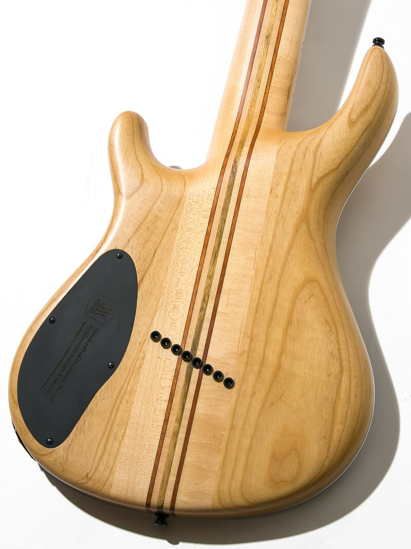 Mayones Regius VF 8 Buckeye Burl Natural ボディー裏面