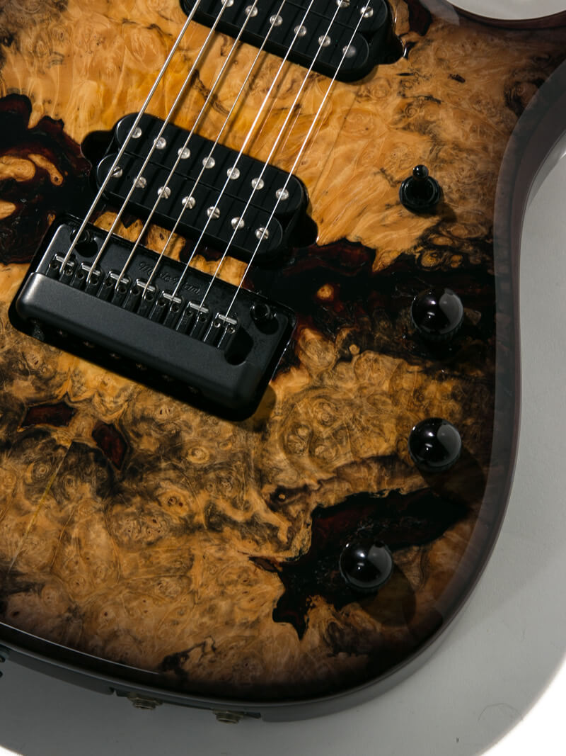 MUSIC MAN John Petrucci JP15-7st BFR Buckeye Burl Roasted Maple JP13 Piezo 10