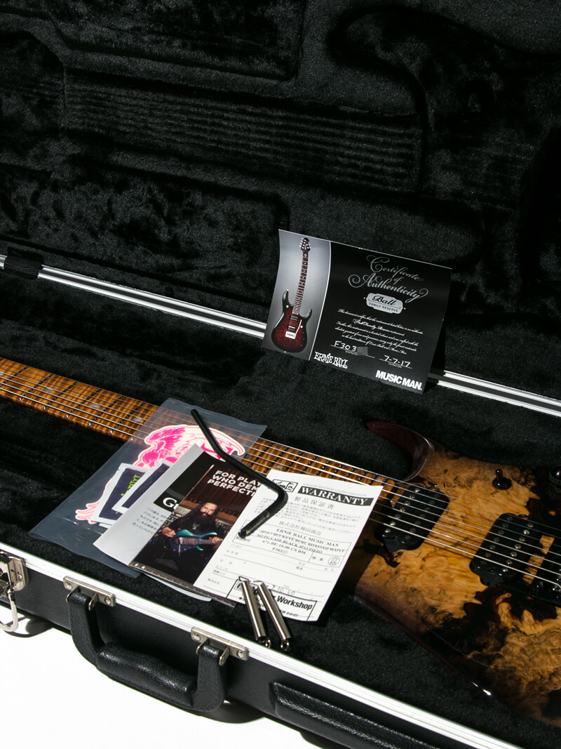 MUSIC MAN John Petrucci JP15-7st BFR Buckeye Burl Roasted Maple JP13 Piezo 14