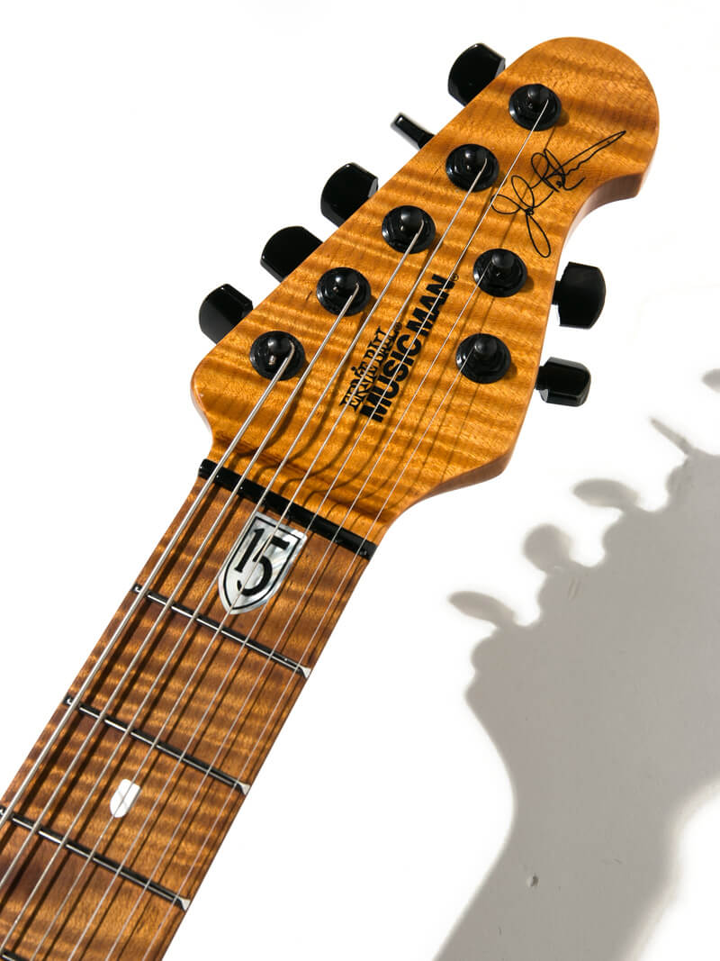 MUSIC MAN John Petrucci JP15-7st BFR Buckeye Burl Roasted Maple JP13 Piezo 5