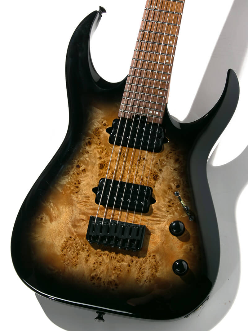 Jackson Pro Series Misha Mansoor Juggernaut Ht7p Black Burst Burl 3