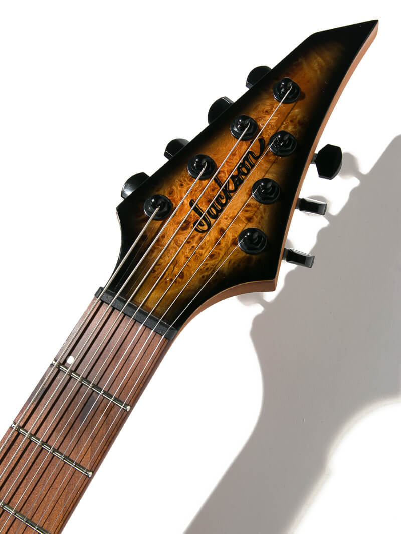 Jackson Pro Series Misha Mansoor Juggernaut Ht7p Black Burst Burl 5