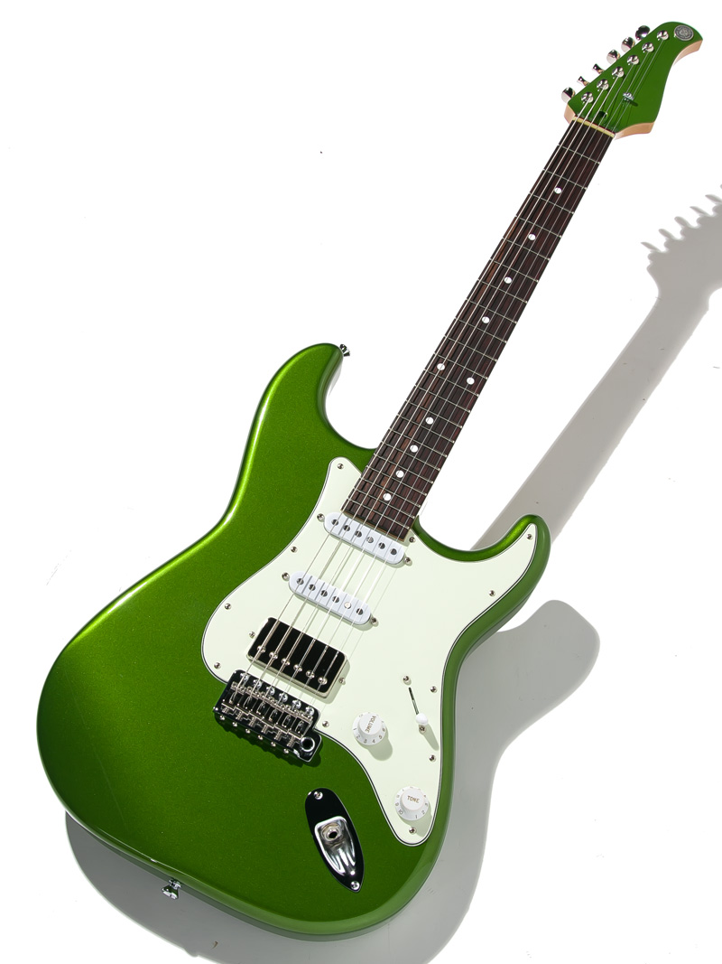Kz Guitar Works Kz ST Trad 22 SSH7 Metallic Green 1