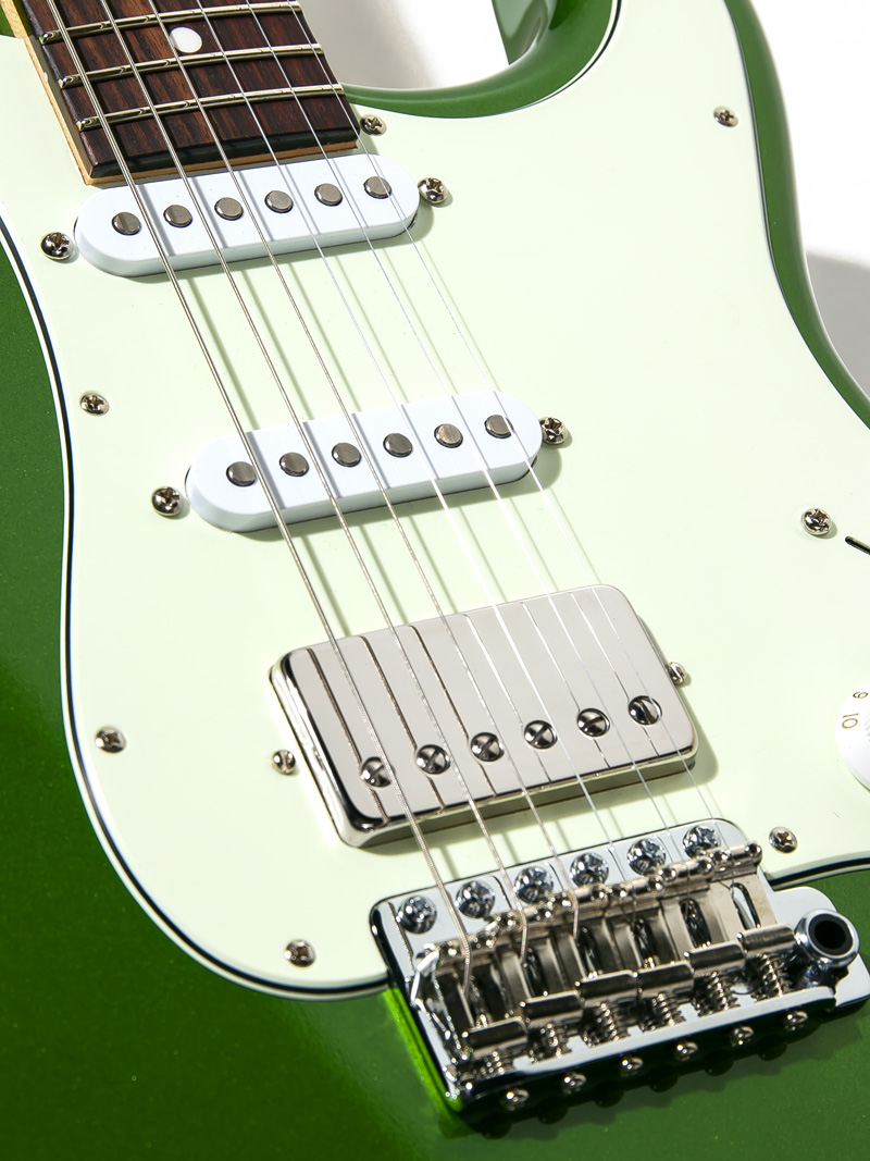 Kz Guitar Works Kz ST Trad 22 SSH7 Metallic Green 11