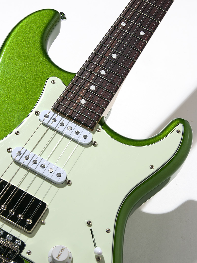 Kz Guitar Works Kz ST Trad 22 SSH7 Metallic Green 9