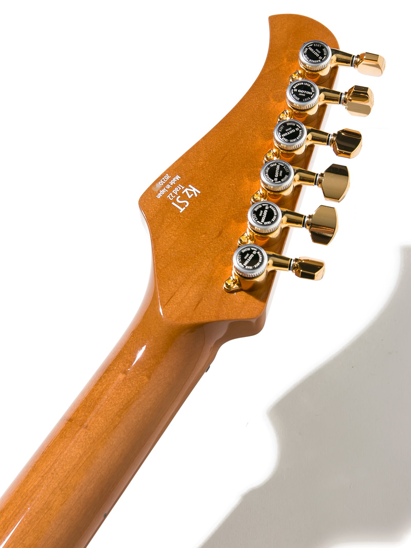 Kz Guitar Works Kz ST Trad 22 2H6 Black ヘッド裏面