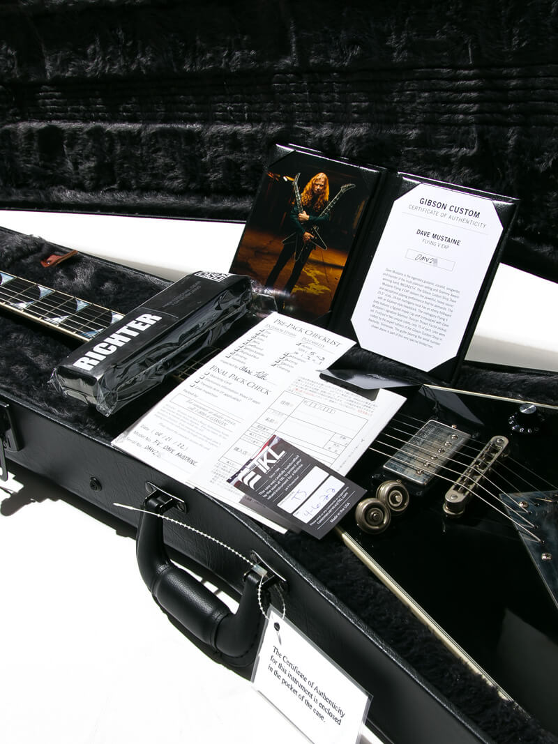 Gibson Custom Shop Dave Mustaine Flying V EXP Limited Edition Ebony VOS 写真18