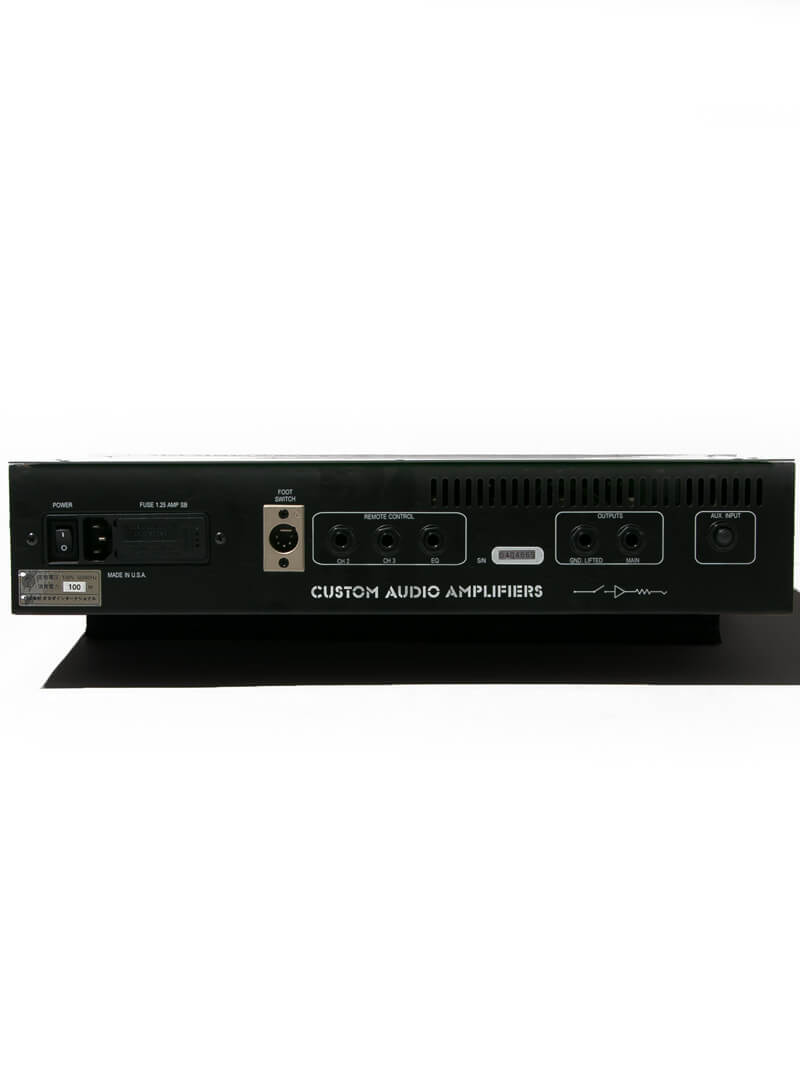 Custom Audio Amplifiers 3+SE Tube Guitar Preamp ヘッド裏面