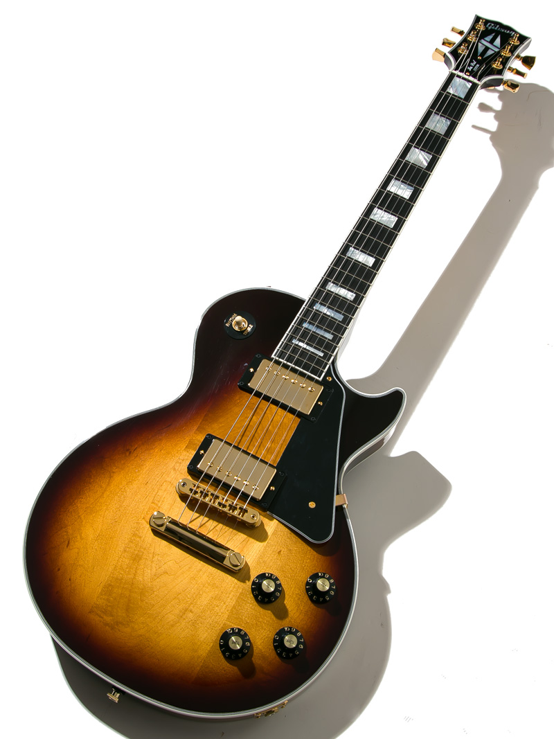 Gibson Les Paul Custom 70s Tobacco Burst 全体正面