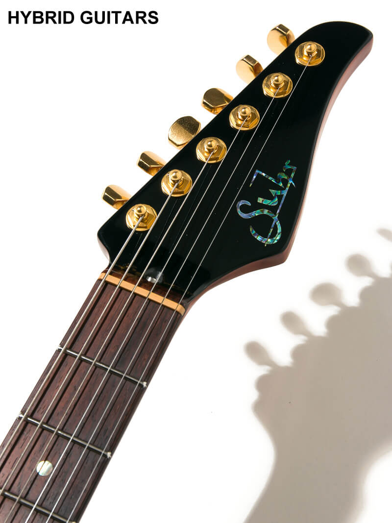 Suhr Modern Brazilian Rosewood(BZF)  Natural ヘッド正面