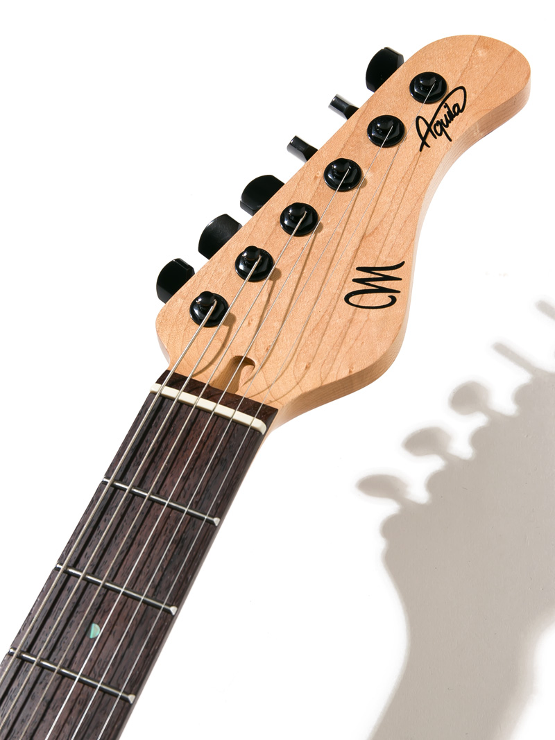 Mayones Aquila Aged 6 Monolith Daphne Blue ヘッド正面