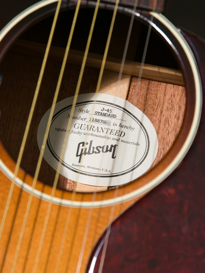 Gibson J-45 Standard L.R.BAGGS Element Active System 写真13
