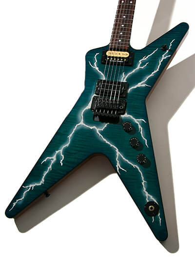 Washburn USA Dime 3 Blue Lightning