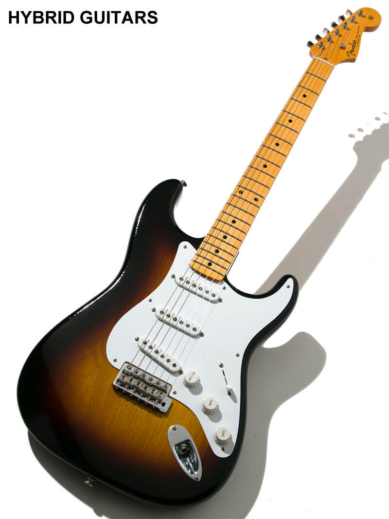 Fender Custom Shop Limited Edition 70th Anniversary 1954 Stratocaster Deluxe Closet Classic Wide-Fade 2 Color Sunburst 全体正面