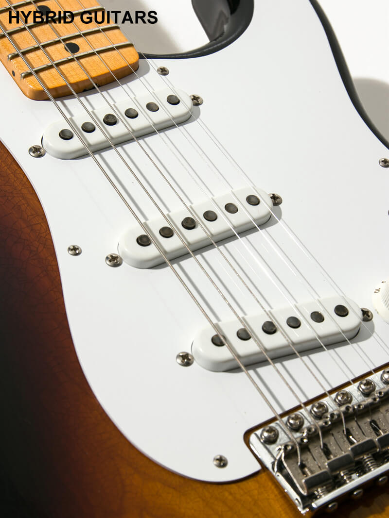 Fender Custom Shop Limited Edition 70th Anniversary 1954 Stratocaster Deluxe Closet Classic Wide-Fade 2 Color Sunburst 写真13