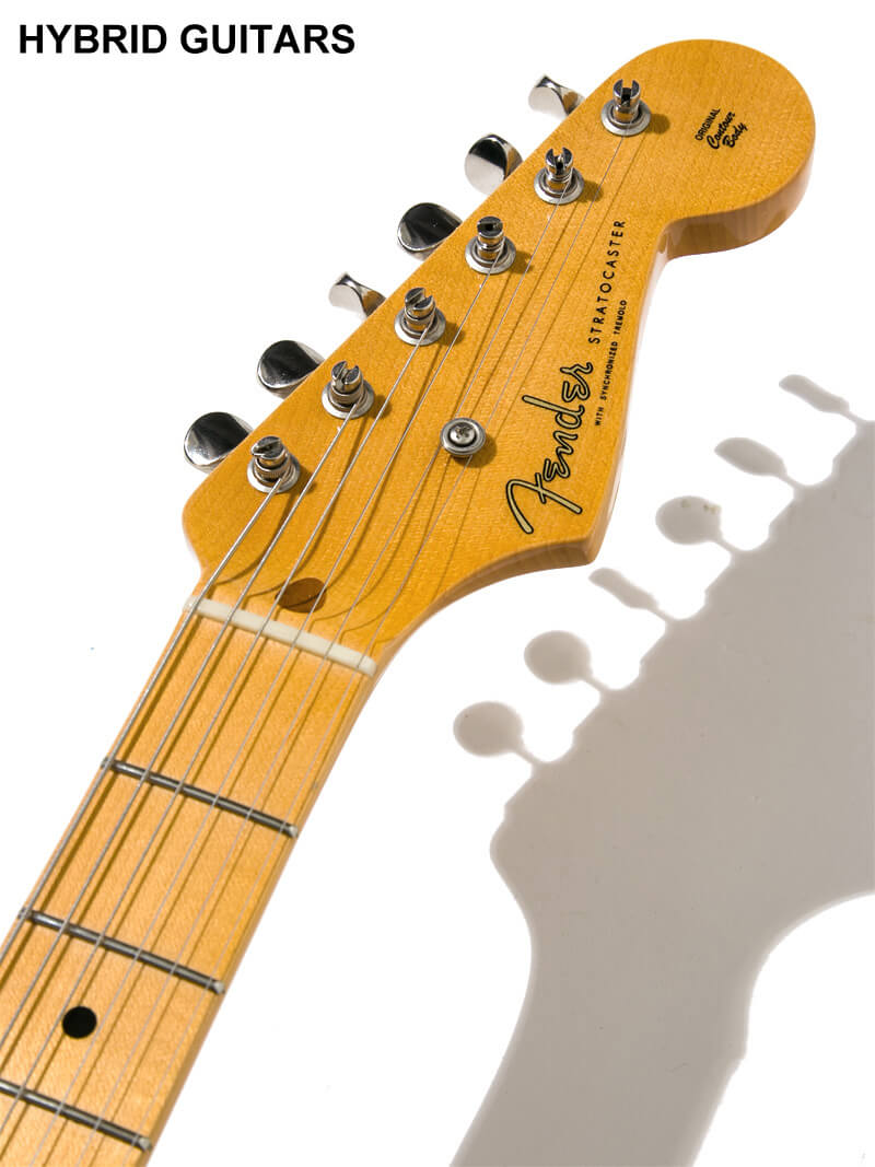 Fender Custom Shop Limited Edition 70th Anniversary 1954 Stratocaster Deluxe Closet Classic Wide-Fade 2 Color Sunburst ヘッド正面
