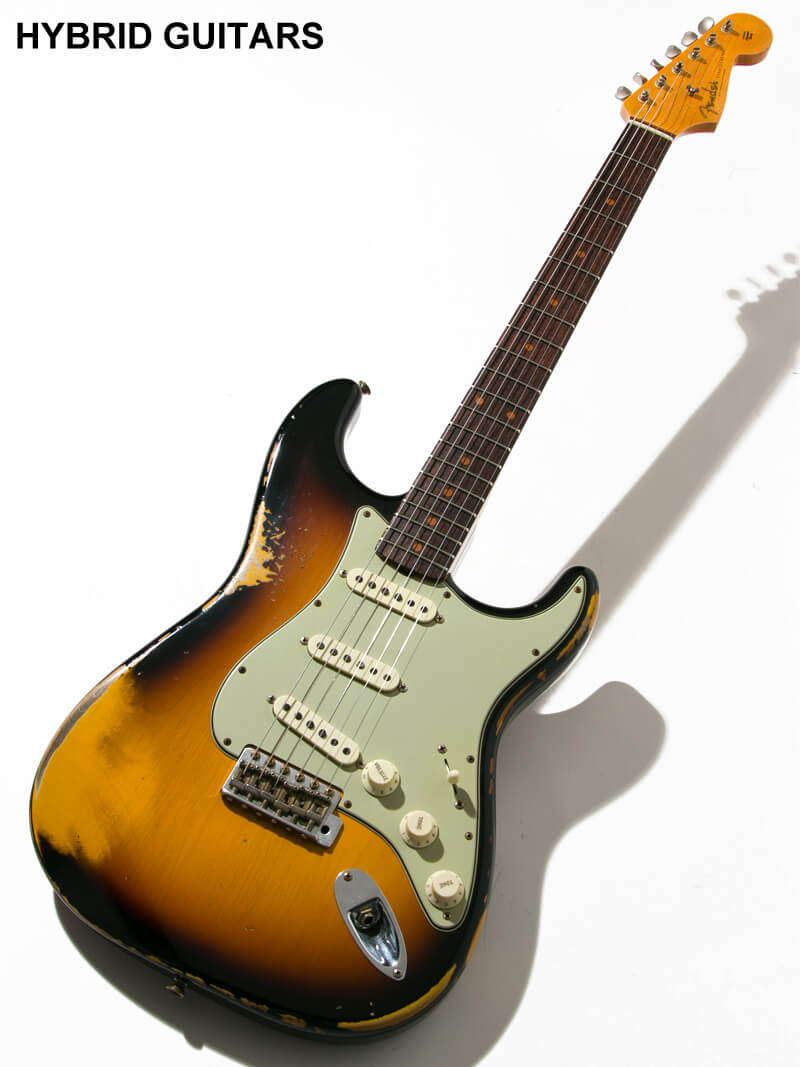 Fender Custom Shop 1960 Stratocaster Heavy Relic Faded Aged 3CSB 全体正面